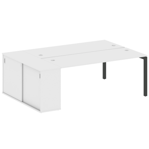 Бенч-система с шкафом-купе на П-обр. м/к Metal System Quattro 50БП.РС-СШК-1.5 фото 14 Бенч-система с шкафом-купе на П-обр. м/к Metal System Quattro 50БП.РС-СШК-1.5 фото 14