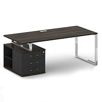Стол руководителя с опорной тумбой Shift SK.SRT-200 (L)