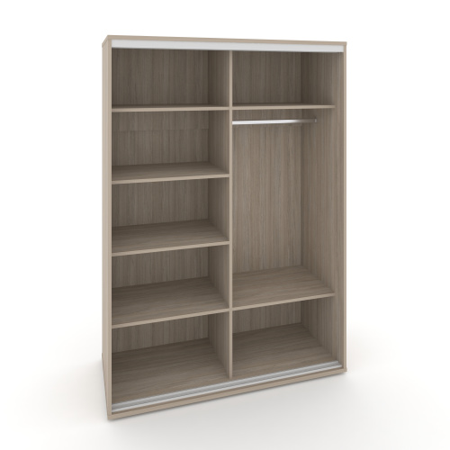 Корпус 2-х секционного шкафа низкого L=1400мм Maris SH.K2-4.2 K5 фото 3