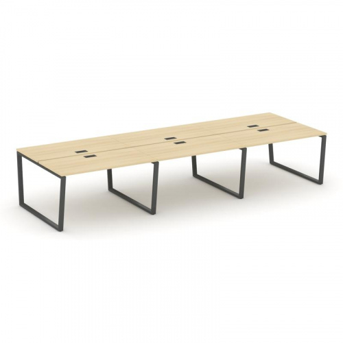 Style Project Рабочая станция 2-х сторон. SN-6T2.DRS-083 Акация Лорка/Металл Антрацит/Заглушка Пласт фото 28