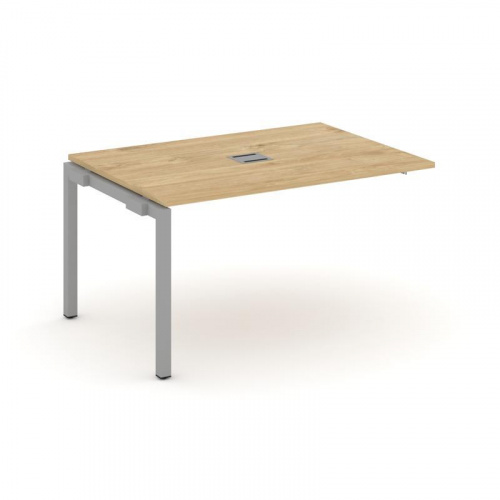 Style Project Проходной наб. элем. перег. стола SN-5P.NSPRG-004 Тиквуд Светлый/Металл Белый 1580*980 фото 2