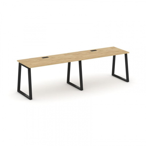 Style Project Рабочая станция 1 сторон. SN-6T1.ORS-004 Акация Лорка/Металл Антрацит/Заглушка Пластик Style Project Рабочая станция 1 сторон. SN-6T1.ORS-004 Акация Лорка/Металл Антрацит/Заглушка Пластик