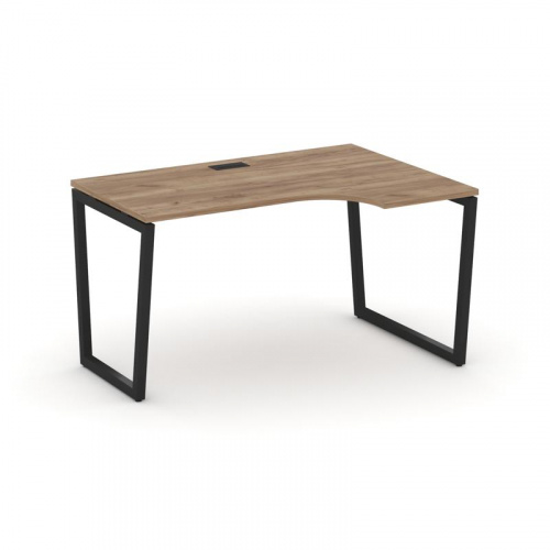 Style Project Стол рабочий эргоном. SN-4T2.SPA-022(R) Акация Лорка/Металл Антрацит/Заглушка Пластик фото 8