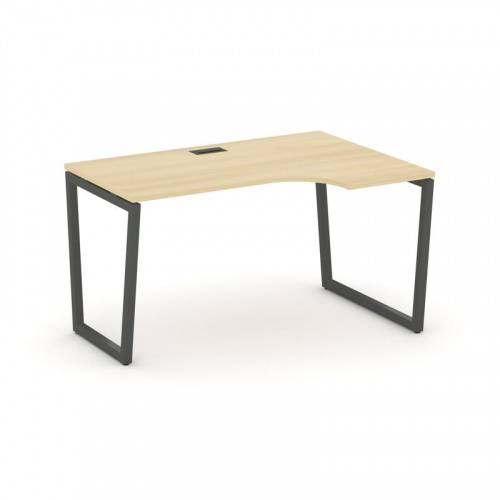 Style Project Стол рабочий эргоном. SN-4T2.SPA-022(R) Акация Лорка/Металл Антрацит/Заглушка Пластик фото 28