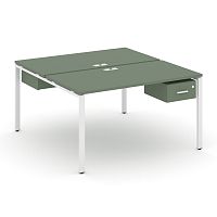 Бенч-система на 2 места с подвесными тумбами Concept CN.DRS-111