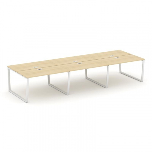 Style Project Рабочая станция 2-х сторон. SN-6T2.DRS-083 Акация Лорка/Металл Антрацит/Заглушка Пласт фото 21