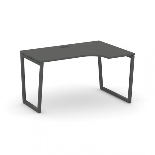 Style Project Стол рабочий эргоном. SN-4T2.SPA-022(R) Акация Лорка/Металл Антрацит/Заглушка Пластик фото 27