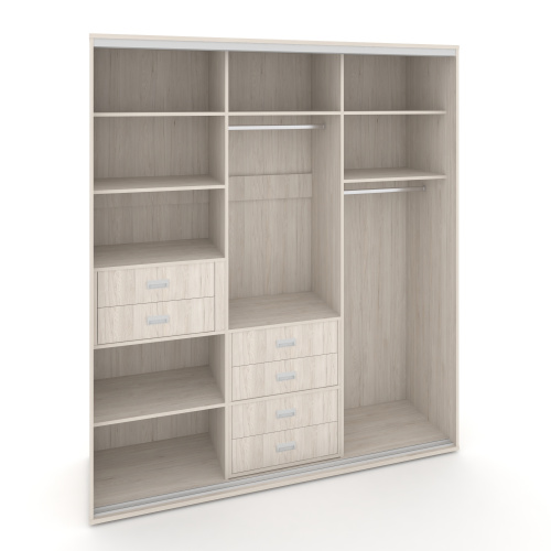 Корпус 3-х секционного шкафа высокого L=2669мм Maris SH.K3-8.1 K6 фото 5