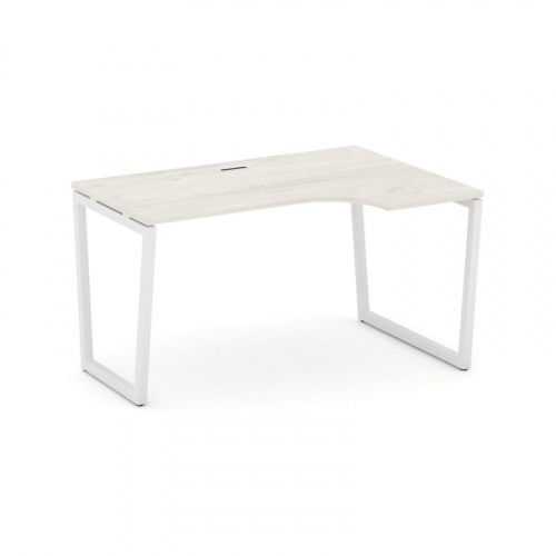 Style Project Стол рабочий эргоном. SN-4T2.SPA-022(R) Акация Лорка/Металл Антрацит/Заглушка Пластик фото 12