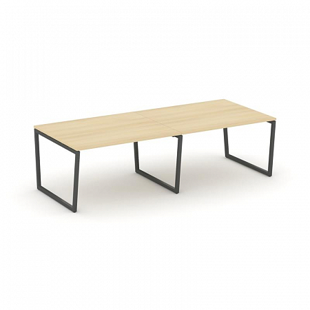 Style Project Стол переговорный SN-4T2.SPRG-043.3 Акация Лорка/Металл Антрацит 2760*1180*750