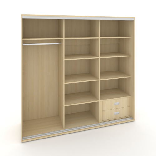 Корпус 3-х секционного шкафа низкого L=2369мм Maris SH.K3-6.2 K1