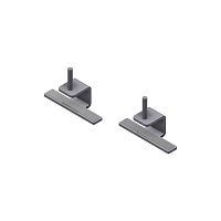 Комплект кронштейнов для крепления торцевого экрана KL-01