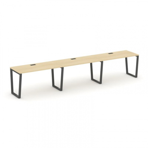 Style Project Рабочая станция 1 сторон. SN-6T2.ORS-043 Акация Лорка/Металл Антрацит/Заглушка Пластик фото 28