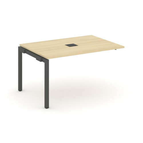 Style Project Проходной наб. элем. перег. стола SN-5P.NSPRG-004 Тиквуд Светлый/Металл Белый 1580*980