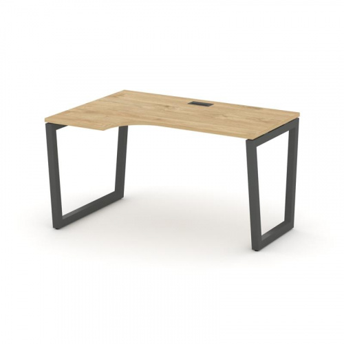Style Project Стол рабочий эргоном. SN-5T2.SPA-001(L) Акация Лорка/Металл Антрацит/Заглушка Пластик фото 22