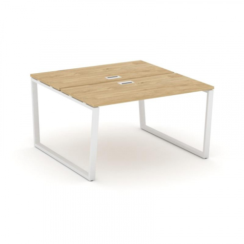 Style Project Рабочая станция 2-х сторон. SN-6T2.DRS-024 Акация Лорка/Металл Антрацит/Заглушка Пласт фото 3