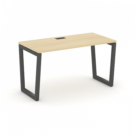 Style Project Стол письменный SN-5T2.SP-024 Акация Лорка/Металл Антрацит/Заглушка Пластик Черный 158