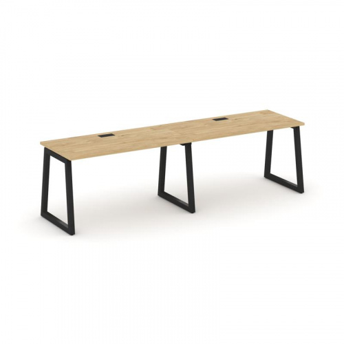 Style Project Рабочая станция 1 сторон. SN-5T1.ORS-013 Акация Лорка/Металл Антрацит/Заглушка Пластик