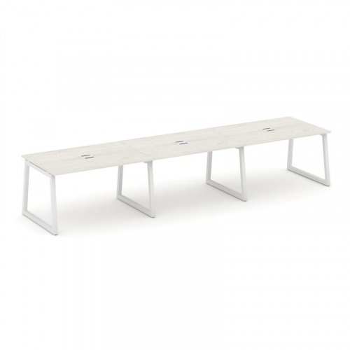 Style Project Стол переговорный SN-5T1.SPRG-022 Акация Лорка/Металл Антрацит/Заглушка Металл Антраци фото 14