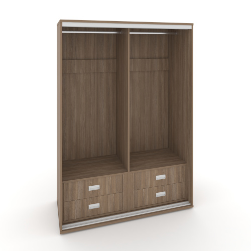 Корпус 2-х секционного шкафа низкого L=1400мм Maris SH.K2-4.2 K3 фото 4