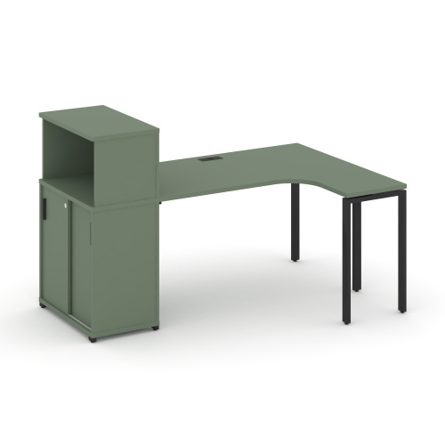 Стол эргономичный с опорным шкафом-купе Concept CN.SA-219(R) Стол эргономичный с опорным шкафом-купе Concept CN.SA-219(R)