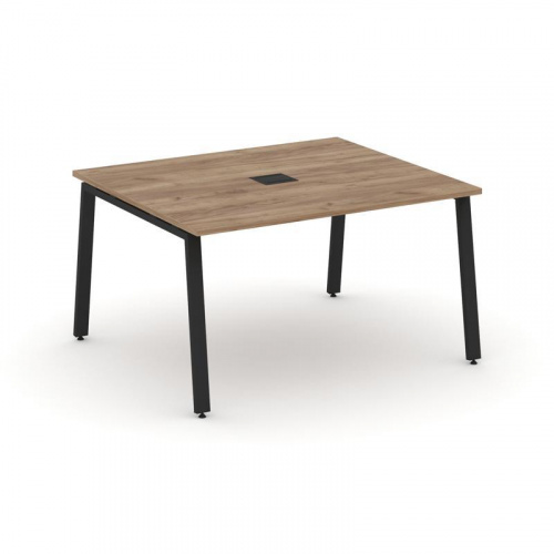 Style Project Стол переговорный SN-6A.SPRG-032 Дуб Наварра/Металл Антрацит 1180*1180*750 фото 5 Style Project Стол переговорный SN-6A.SPRG-032 Дуб Наварра/Металл Антрацит 1180*1180*750 фото 5