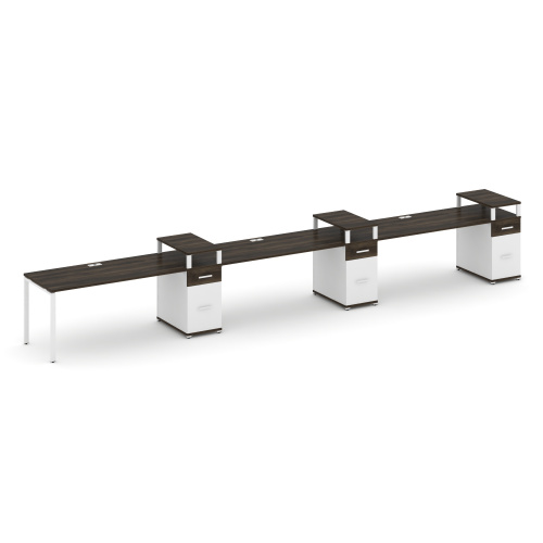 Бенч-система на 3 места с 3 опорными тумбами Concept CN.ORS-464 фото 10