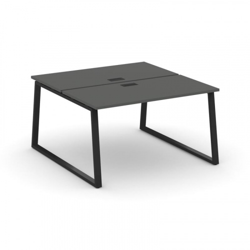 Style Project Рабочая станция 2-х сторон. SN-6T1.DRS-023 Акация Лорка/Металл Антрацит/Заглушка Пласт фото 5