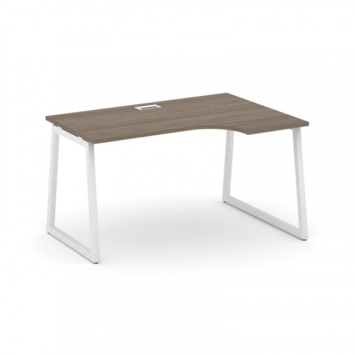 Style Project Стол рабочий эргоном. SN-4T1.SPA-012(R) Акация Лорка/Металл Антрацит/Заглушка Пластик фото 20