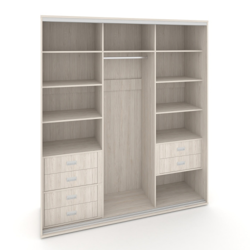 Корпус 3-х секционного шкафа высокого L=2369мм Maris SH.K3-6.1 K7 фото 5