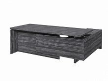 Стол с опорной тумбой FI-121L.DD Древесина Графит