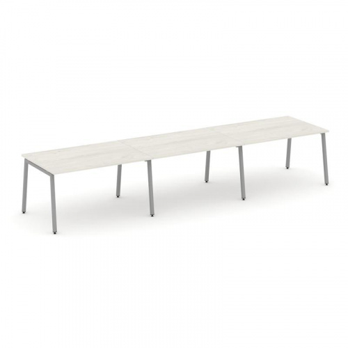 Style Project Стол переговорный SN-4A.SPRG-024.3 Вяз Благородный/Металл Белый 4740*980*750 фото 6