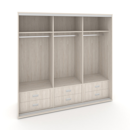 Корпус 3-х секционного шкафа низкого L=2369мм Maris SH.K3-6.2 K4 фото 5