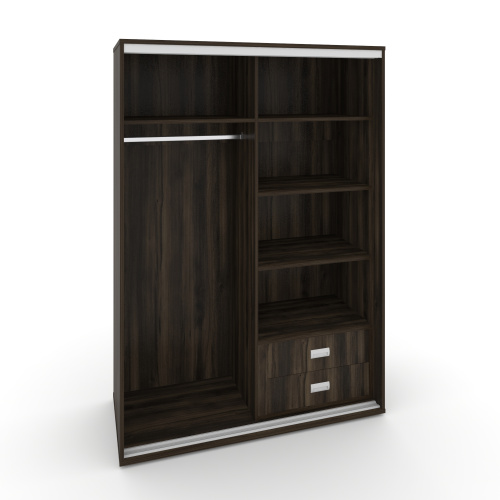 Корпус 2-х секционного шкафа низкого L=1600мм Maris SH.K2-6.2 K1 фото 4