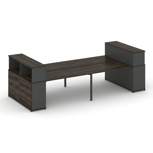 Бенч-система с опорными распашными шкафами Concept CN.DRS-269 фото 3 Бенч-система с опорными распашными шкафами Concept CN.DRS-269 фото 3