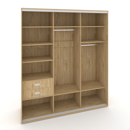 Корпус 3-х секционного шкафа высокого L=2519мм Maris SH.K3-7.1 K5 фото 3