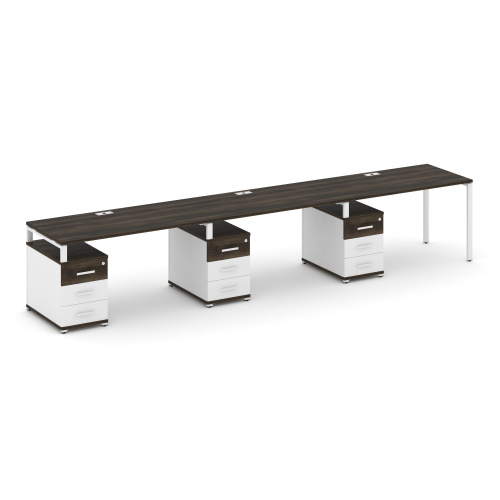 Бенч-система на 3 места с 3 опорными тумбами Concept CN.ORS-343 фото 10 Бенч-система на 3 места с 3 опорными тумбами Concept CN.ORS-343 фото 10