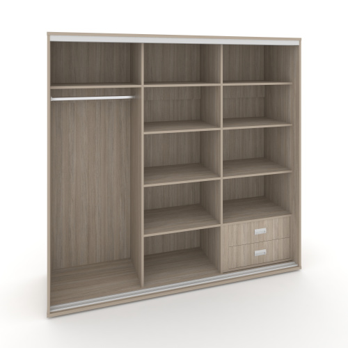 Корпус 3-х секционного шкафа низкого L=2369мм Maris SH.K3-6.2 K1 фото 6