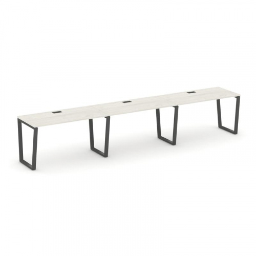 Style Project Рабочая станция 1 сторон. SN-6T2.ORS-043 Акация Лорка/Металл Антрацит/Заглушка Пластик фото 24