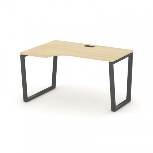 Style Project Стол рабочий эргоном. SN-6T2.SPA-012(L) Акация Лорка/Металл Антрацит/Заглушка Пластик фото 28