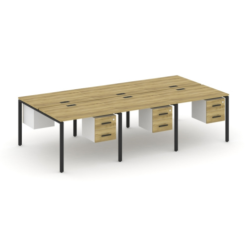 Бенч-система на 6 мест с подвесными тумбами Concept CN.DRS-153 фото 6 Бенч-система на 6 мест с подвесными тумбами Concept CN.DRS-153 фото 6