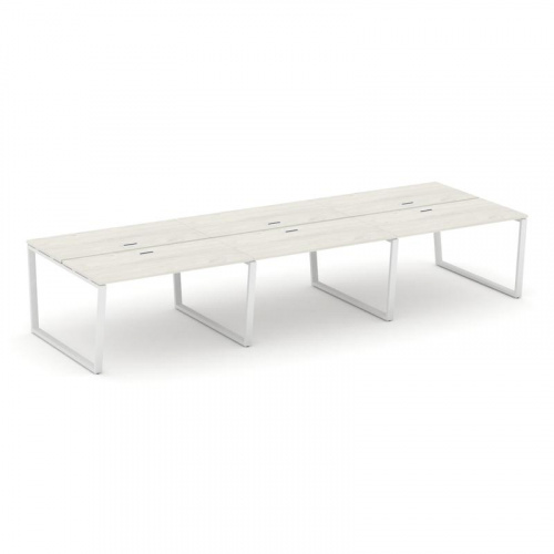 Style Project Рабочая станция 2-х сторон. SN-6T2.DRS-083 Акация Лорка/Металл Антрацит/Заглушка Пласт фото 13