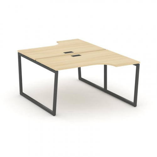 Style Project Рабочая станция эргоном. SN-4T2.DRPA-022 Акация Лорка/Металл Антрацит/Заглушка Пластик фото 28