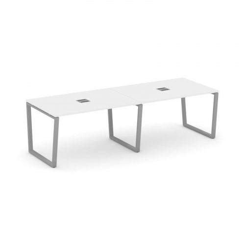 Style Project Стол переговорный SN-6T2.SPRG-014 Акация Лорка/Металл Антрацит/Заглушка Металл Антраци фото 16