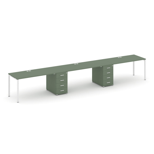 Бенч-система на 3 места с 2 опорными тумбами Concept CN.ORS-433 Бенч-система на 3 места с 2 опорными тумбами Concept CN.ORS-433