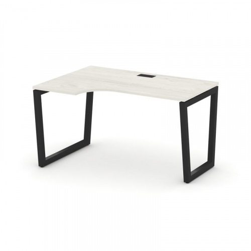 Style Project Стол рабочий эргоном. SN-5T2.SPA-001(L) Акация Лорка/Металл Антрацит/Заглушка Пластик фото 7