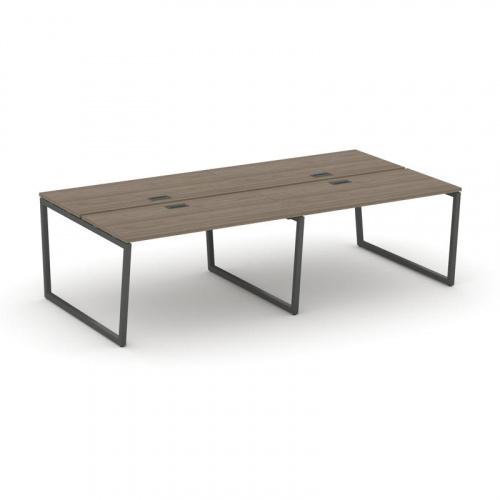 Style Project Рабочая станция 2-х сторон. SN-4T2.DRS-054 Акация Лорка/Металл Антрацит/Заглушка Пласт фото 25