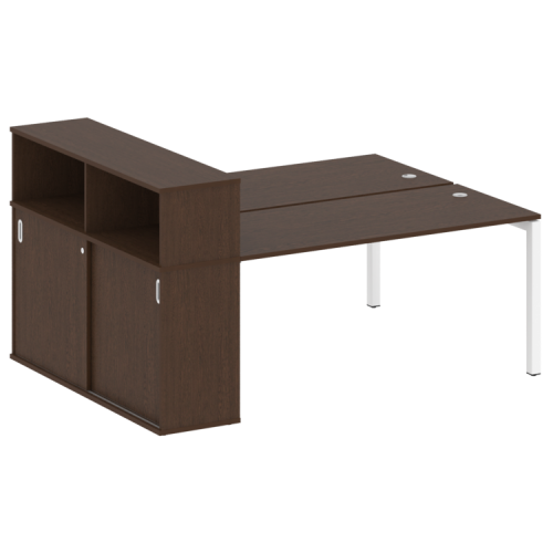 Бенч-система с шкафом-купе на П-обр. м/к Metal System Quattro 50БП.РС-СШК-2.4 фото 6 Бенч-система с шкафом-купе на П-обр. м/к Metal System Quattro 50БП.РС-СШК-2.4 фото 6