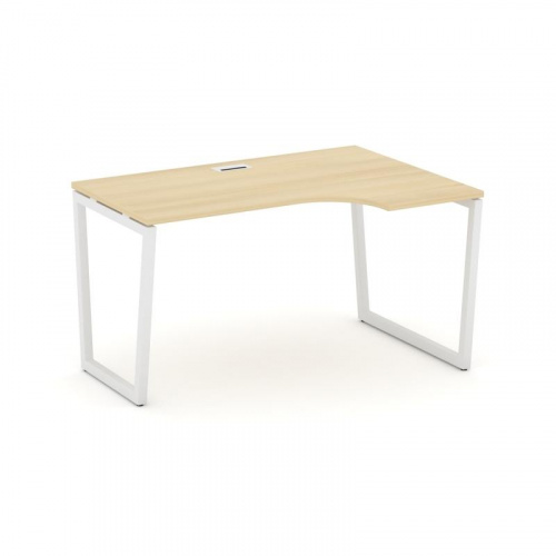 Style Project Стол рабочий эргоном. SN-4T2.SPA-022(R) Акация Лорка/Металл Антрацит/Заглушка Пластик фото 21