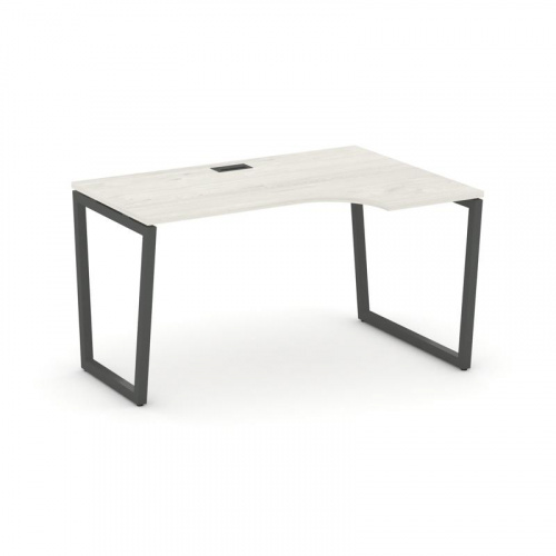 Style Project Стол рабочий эргоном. SN-4T2.SPA-022(R) Акация Лорка/Металл Антрацит/Заглушка Пластик фото 24